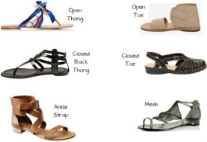 6-types-sandals